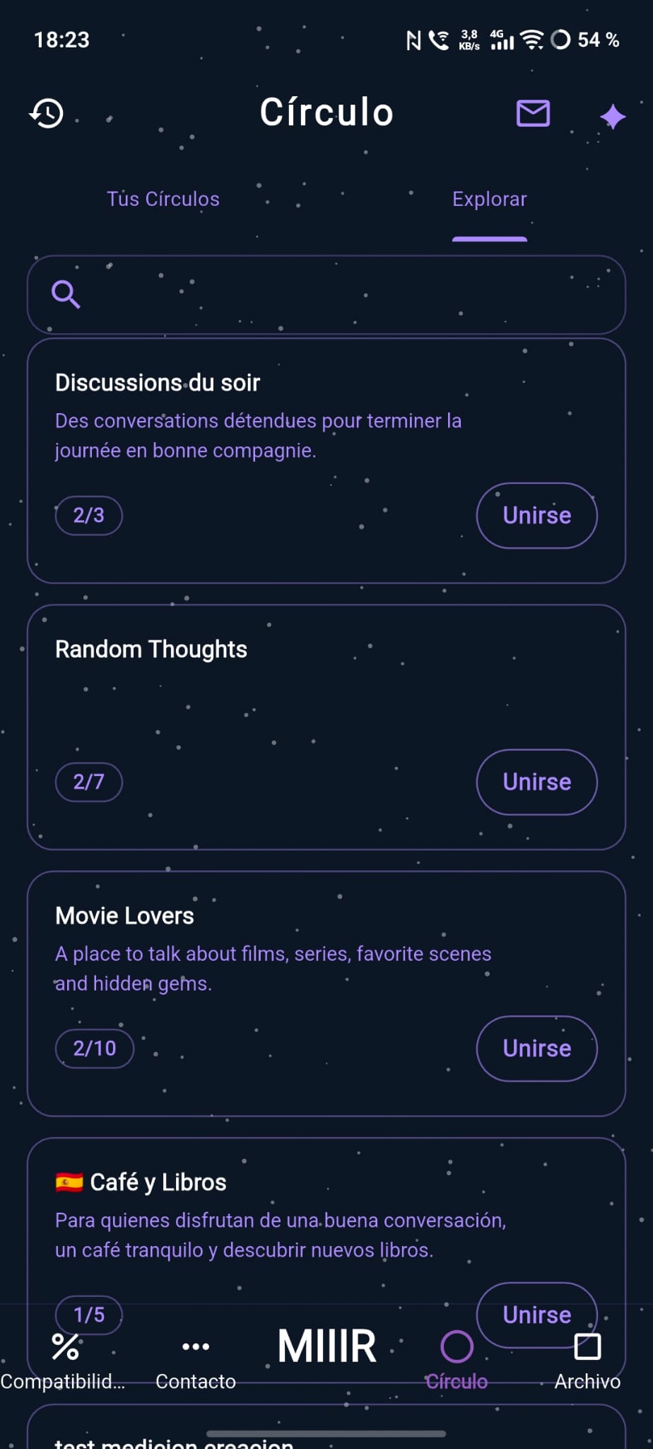 Circle Detail Chat