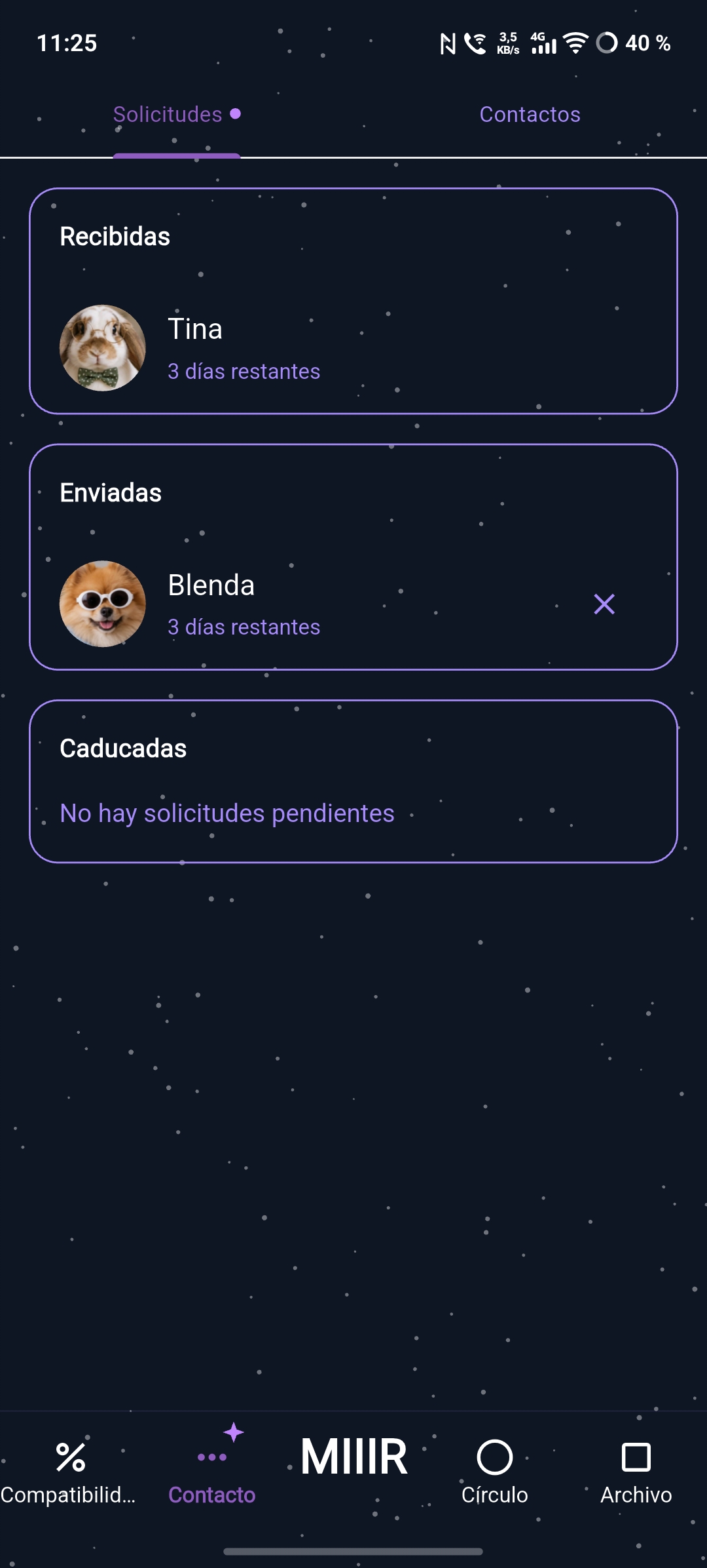 Contact Request List