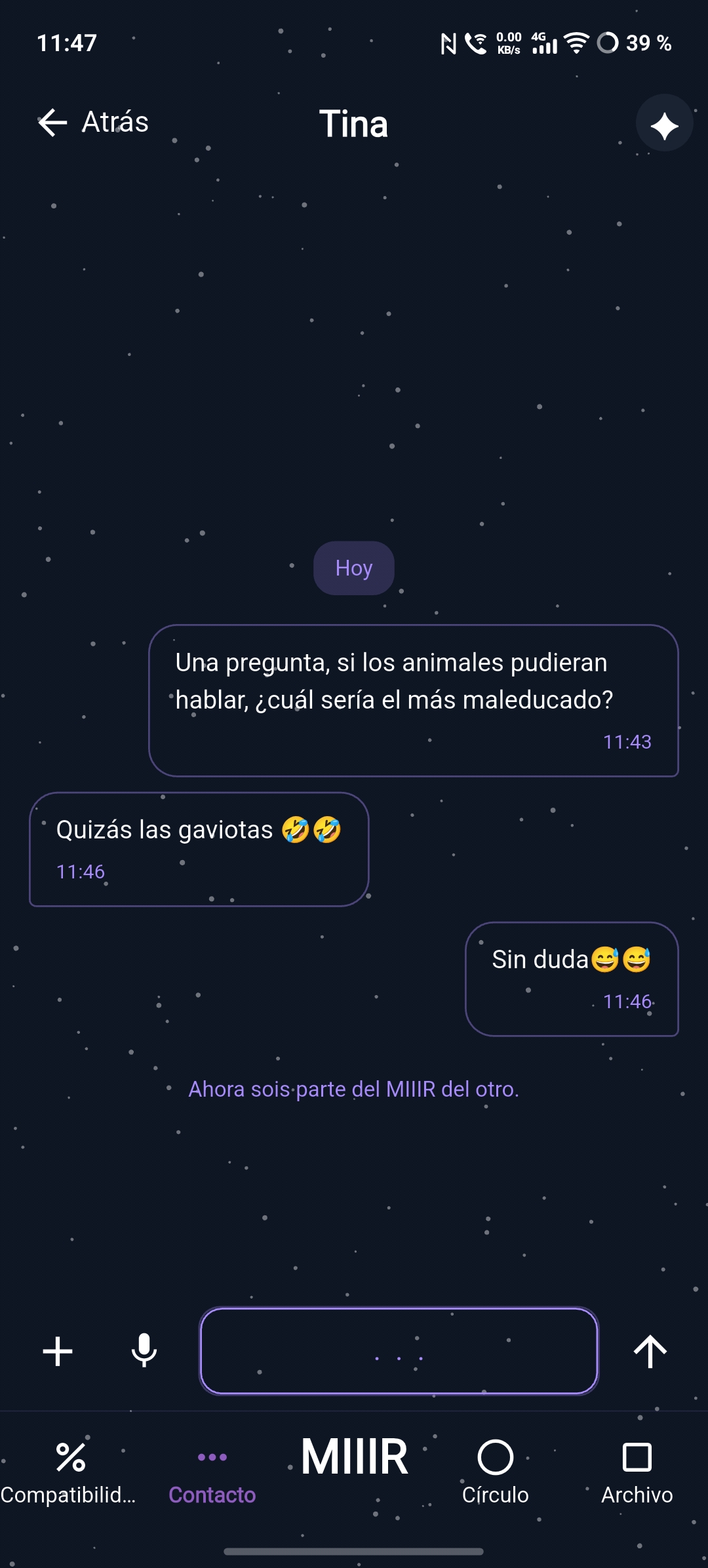 Active Chat Conversation