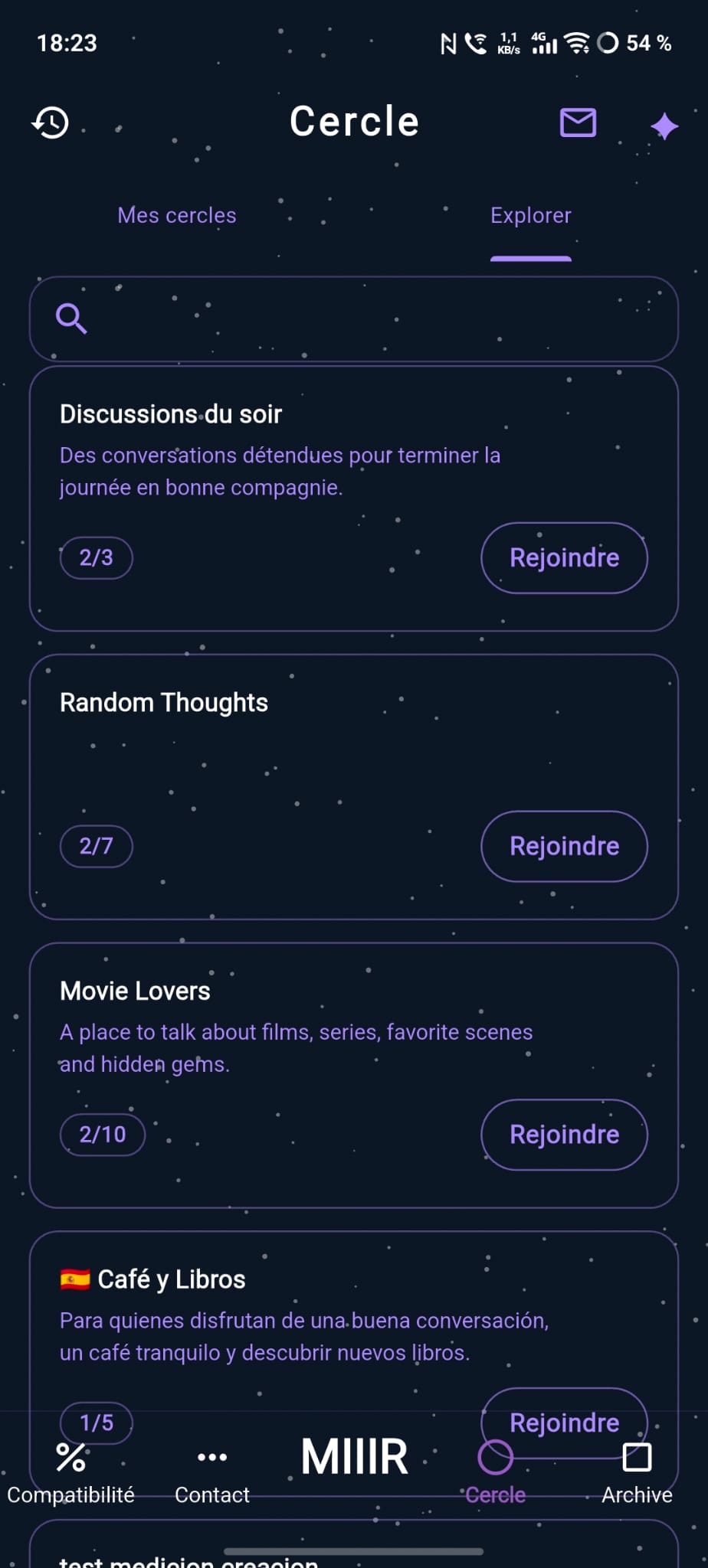Circle Detail Chat